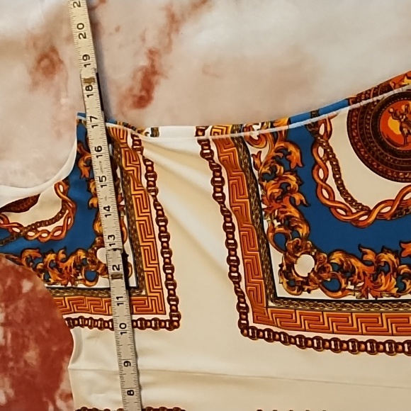 Vintage Evo Vorro Chain Print Dress - Picture 9 of 10